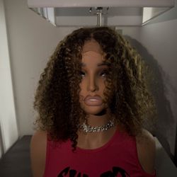 12 Inch Curly Wig – 100% Human Hair