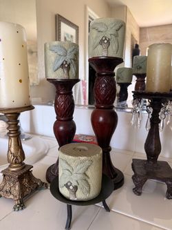 Candle stands all 5