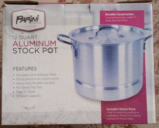 12 Quart Aluminum Stock Pot