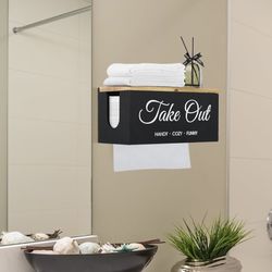 Paper Towel Holder With Lid 