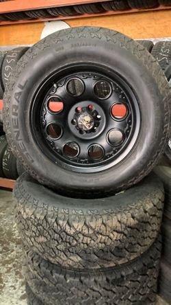4 Rims and tires 17 x 6114,3