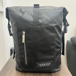 Authentic Versace Designer Black Backpack From Versace Eros Gift Set