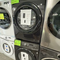 Samsung Washer And Dryer Set Electric On Sale 