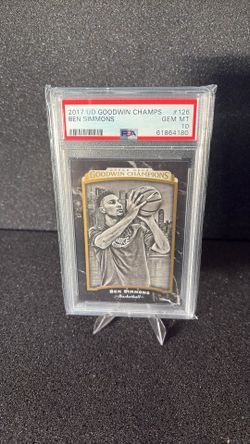 2017 Ud Goodwin Champs Ben Simmons Psa 10