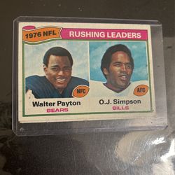 WALTER PAYTON & O.J. SIMPSON~