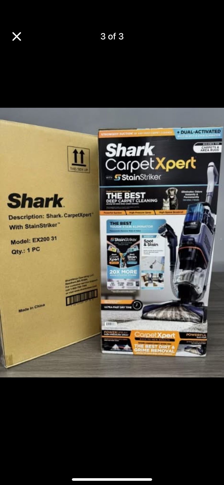 BRAND NEW SHARK CARPETXPERT DEEP CARPET CLEANER (MSRP $299.99)