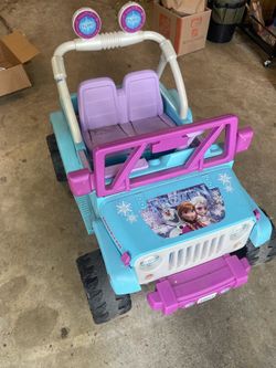 Frozen Electric Jeep 12 volt
