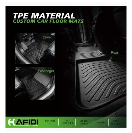 HAFIDI Floor Mats & Cargo Liner Set Fit for 2023 2024 Mazda CX-50