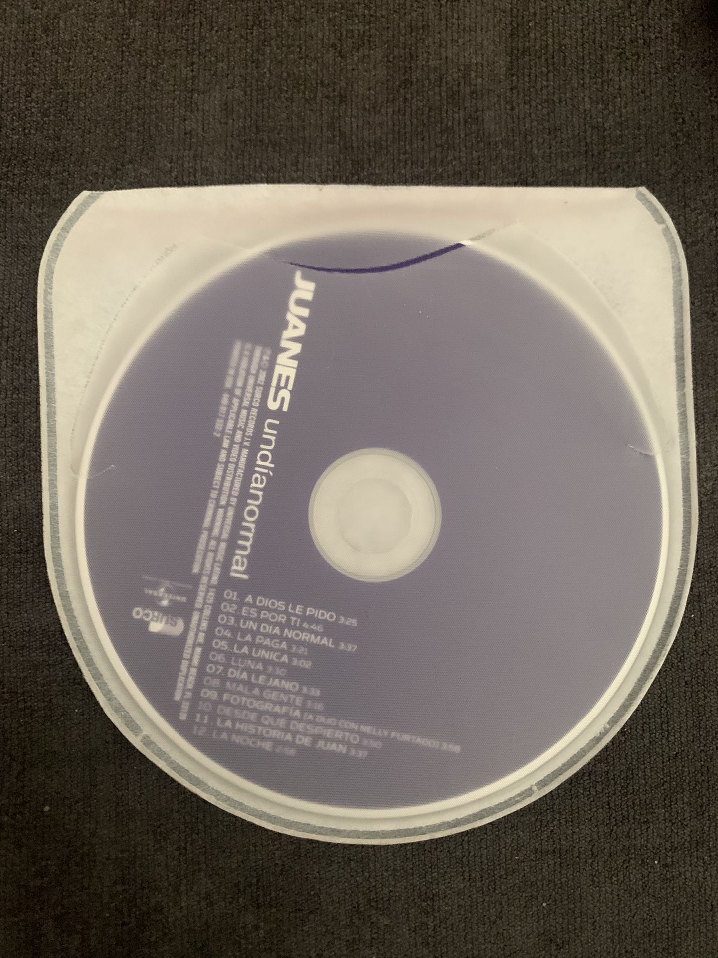 Juanes Music CD