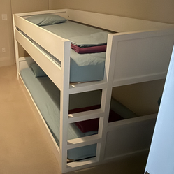 Twin low profile bunk bed