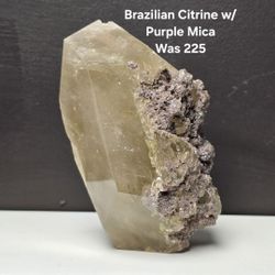 Brazilian Citrine With Purple Mica
