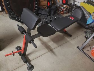 Weight bench (small tear)