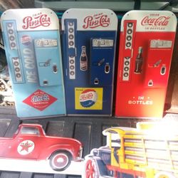 Pepsi Cola Metal Signs or Coca-Cola Metal Sign.