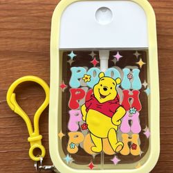Winnie the Pooh Hand Sanitizer Bottle / Reuseable