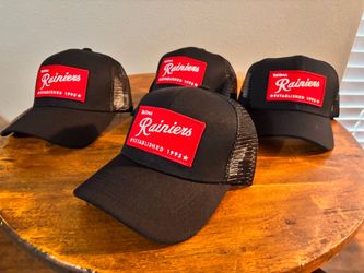 Brand New Limited Edition Black Tacoma Rainiers Baseball Hats *3 Available*