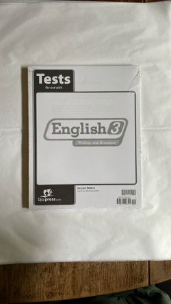 English three writing in grammar, second edition BJU press