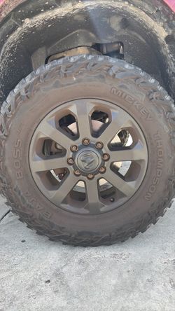 Dodge ram rims , 37x12.50x20,  8x6.5, 37s , tires , rims