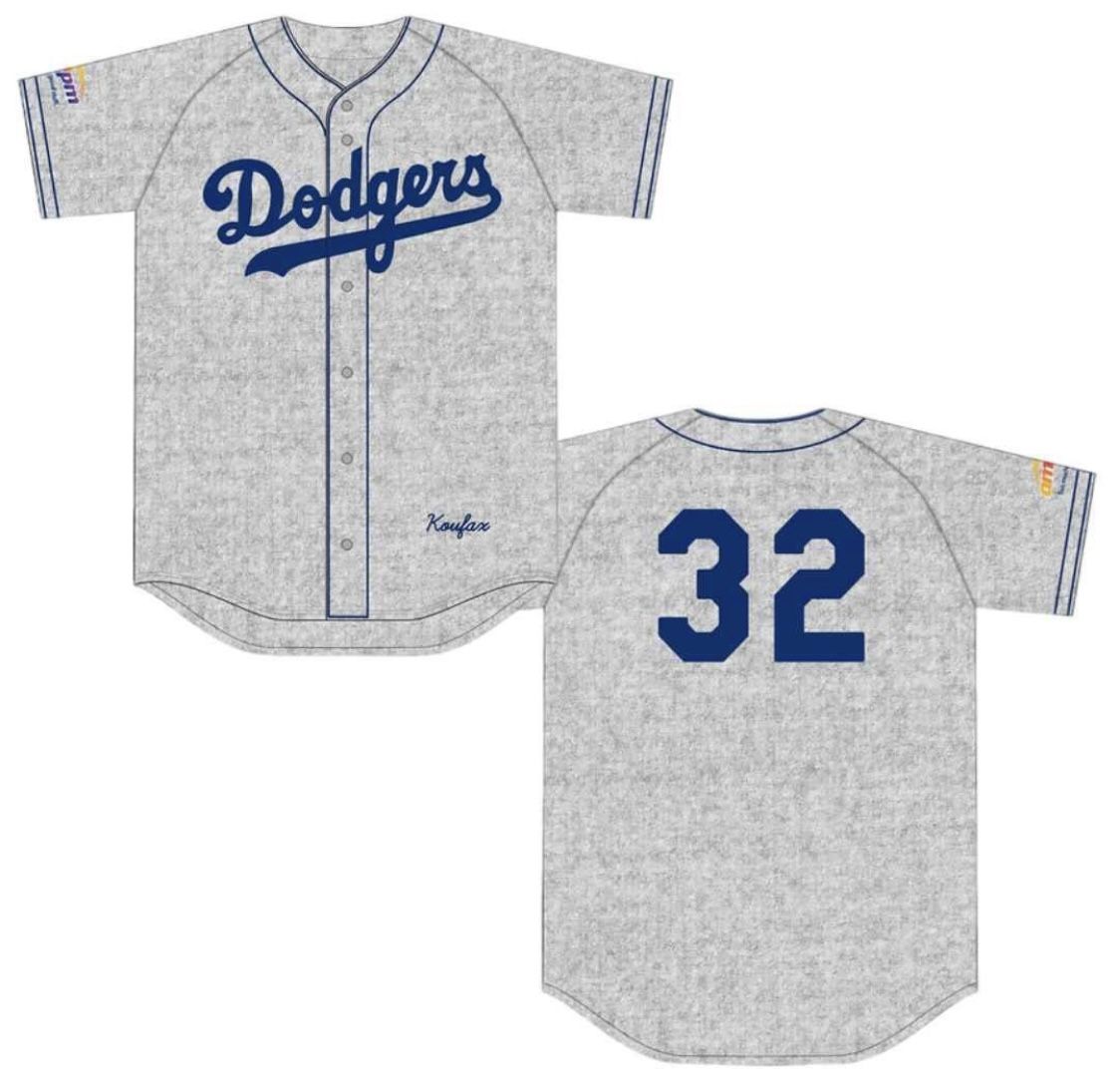 Dodgers Sandy Koufax Jersey Xl