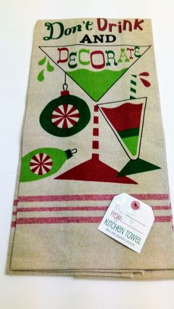 Kitchen tea towel NWT CHRISTMAS