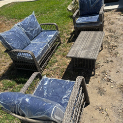 4 piece patio chairs outdoor patio furniture outdoor chairs 🆕🆕