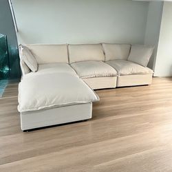 Beige Cloud Sectional (Brand New)