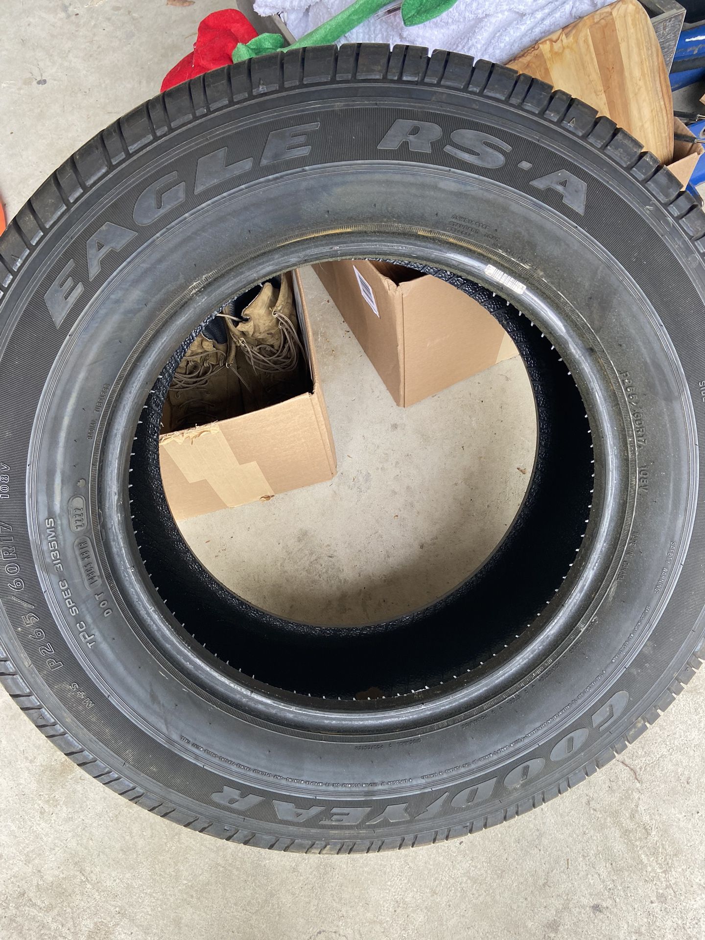New Goodyear Eagle RSA 265/60/17 2 Tires
