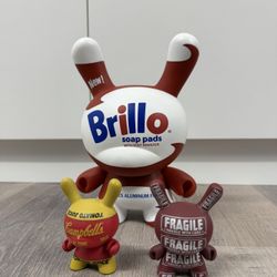 Andy Warhol White Brillo 8 inch Figure
