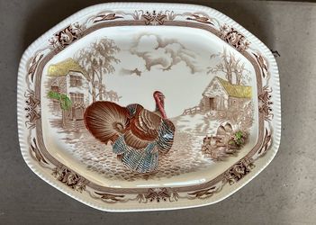 Johnson Brothers Barnyard King Huge Turkey Platter