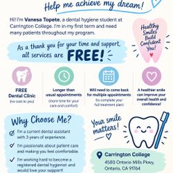 Free Dental Cleanings! 