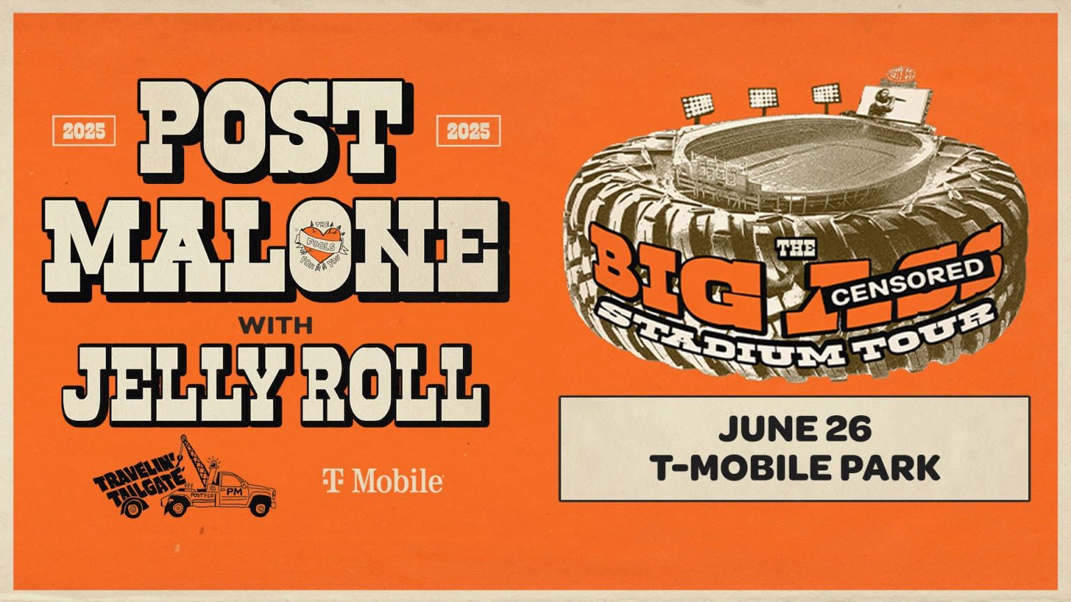 Post Malone With Jelly Roll T-Mobile Parking ONLY