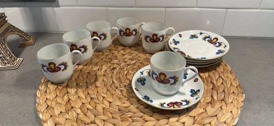 Demitasse Norwegian cup and saucer