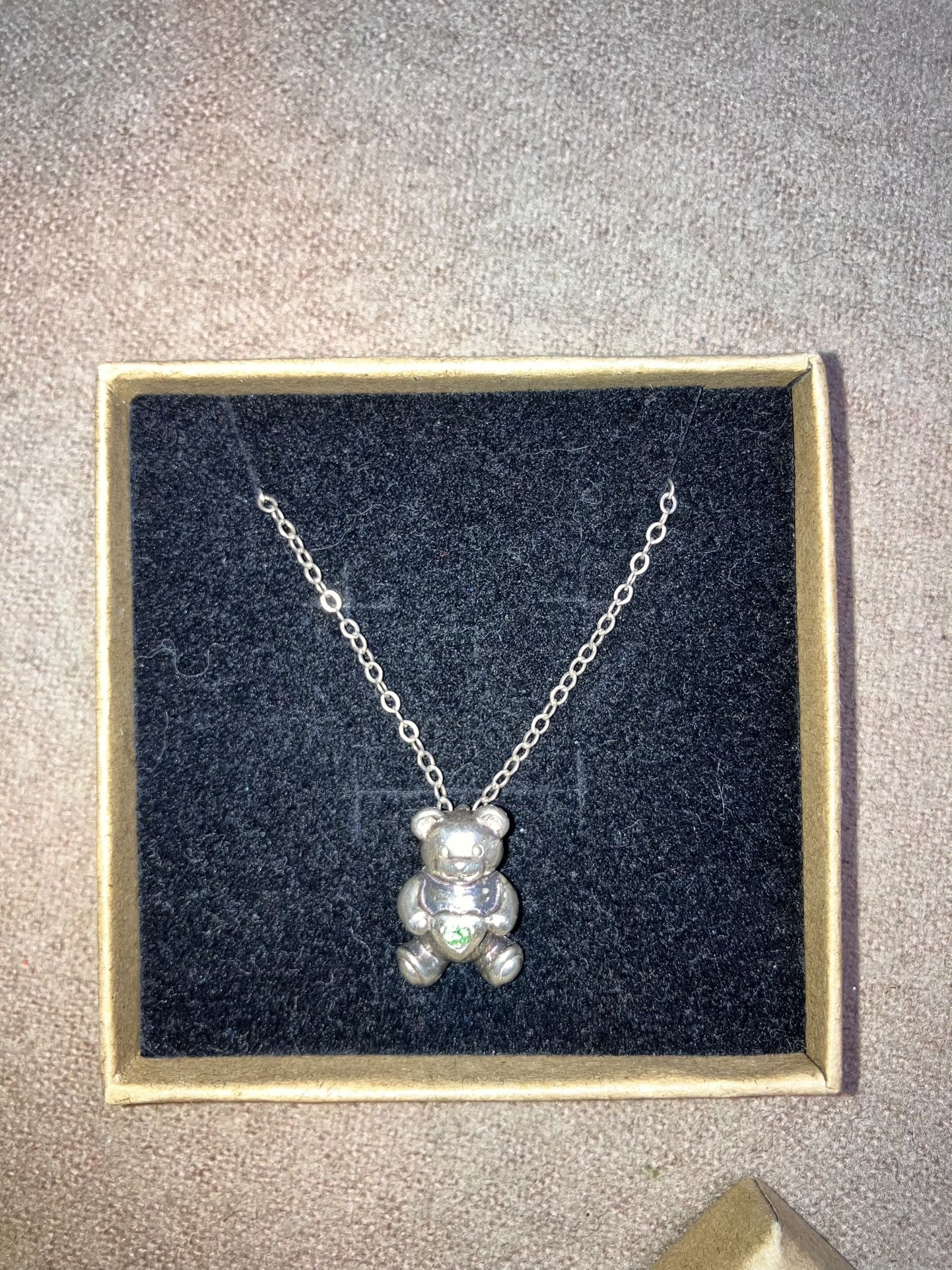 .925 Peridot Sterling Silver Necklace