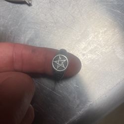 Vintage Sterling Silver Psgl 925 Pentagram Ring 