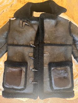 Custom Daniel’s Black Leather Winter Coat