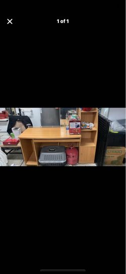 wooden desk