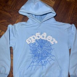 Light Blue Spider Hoodie 