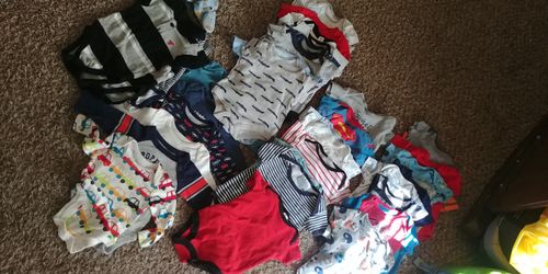 Boy onesies 3-6 months
