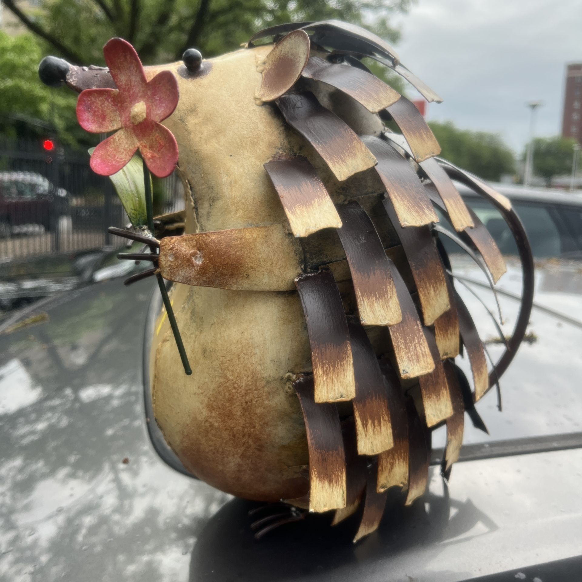 Harold The Hedgehog Metal Watering Can Handmade