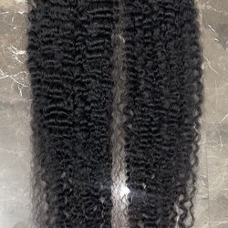 40” Top Quality Curly Virgin Human Hair Bundles