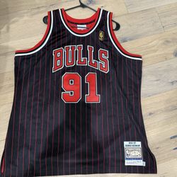 Authentic Jersey Chicago Bulls 1996-97 Dennis Rodman
