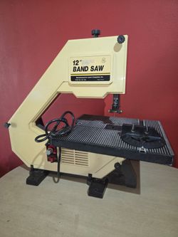 12“ Bench Band Saw, 0-1700 FPM