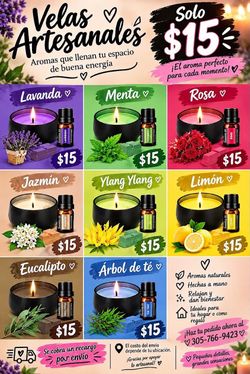 Velas Artesanales Aromáticas