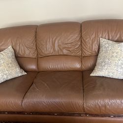 Leather couch