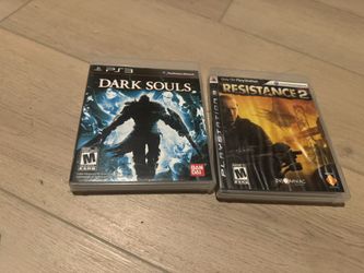 PS3 Dark Souls & Resistance 2