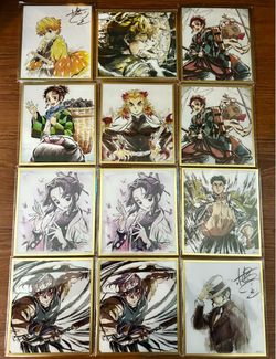 ufotable Demon Slayer Infinity Castle Acrylic Shikishi WEBSHOP Lottery Set 12