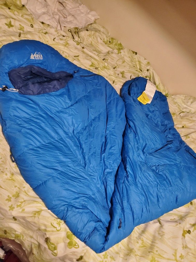 REI co-op Radiant 19° duck down mummy sleeping bag