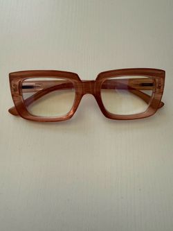 Brown blue light protection glasses