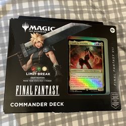 Magic: The Gathering Final Fantasy VII Commander Deck - Limit Break Cloud Strife Precon