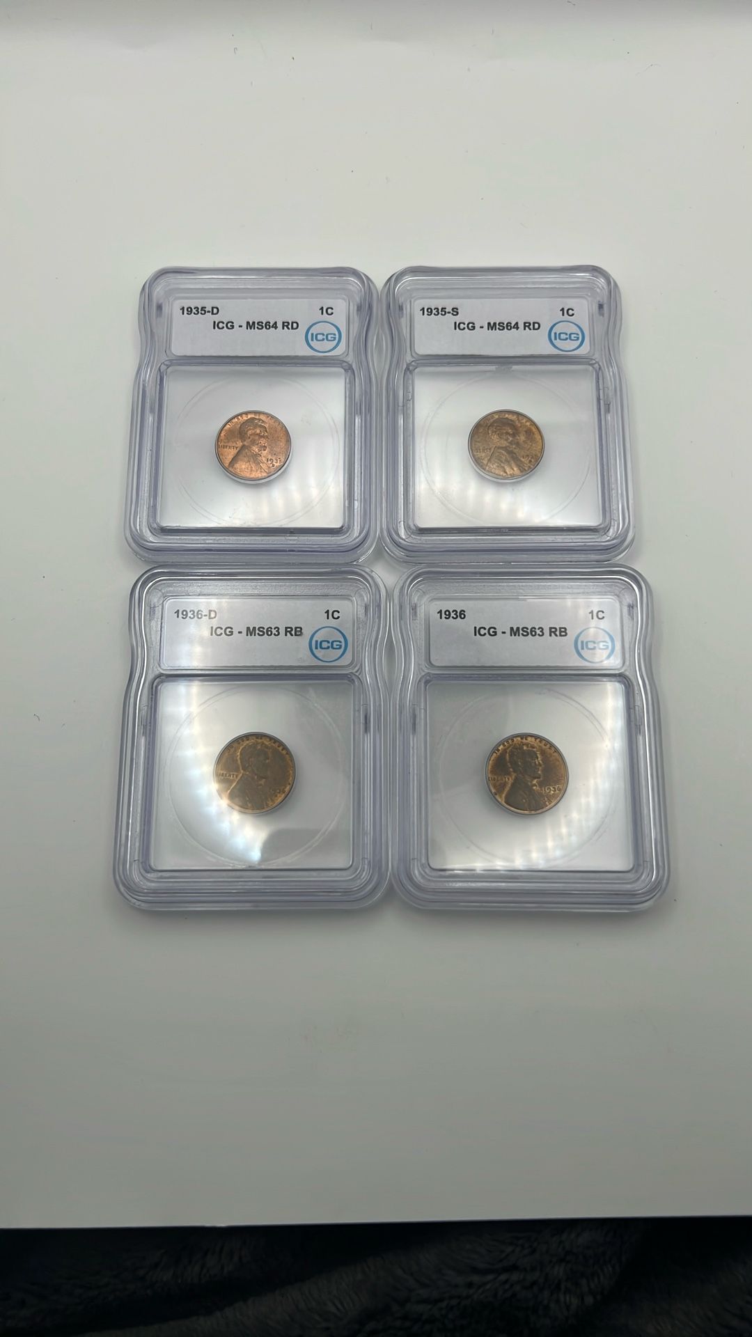 (4) Wheat Cents 1(contact info removed)