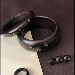 For grabs rare and limited edition Sylvania bracelets, ring, earrings, Louis Vuitton bracelets, Ring, Earrings 